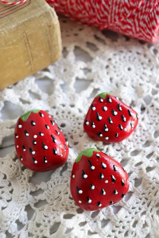 strawberry rock craft