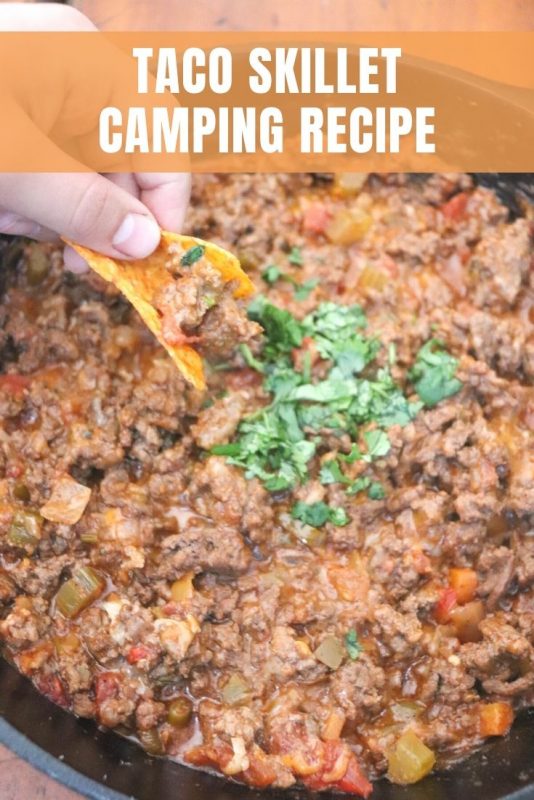taco skillet camping recipe