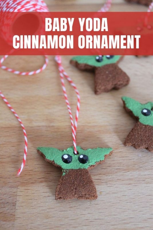 baby yoda cinnamon ornament