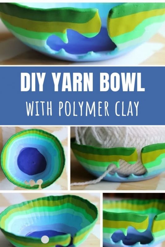 diy yarn bowl