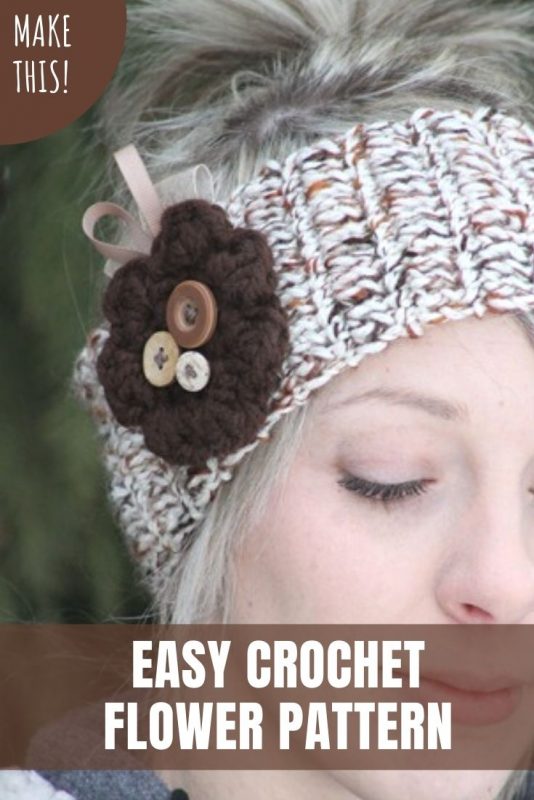 easy crochet flower pattern