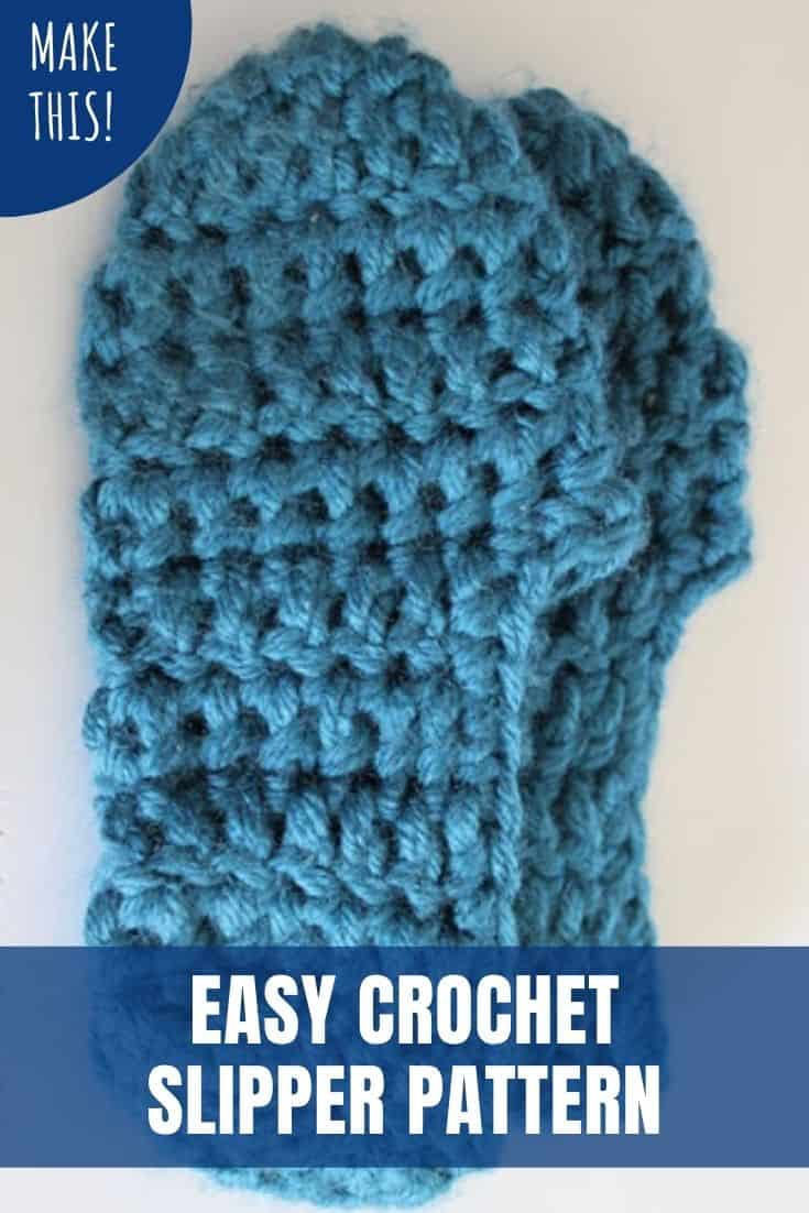 Easy Crochet Slipper Pattern