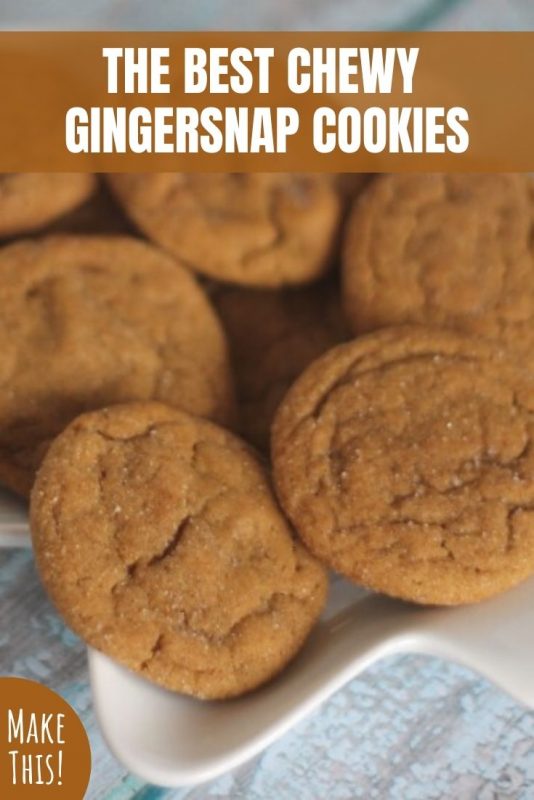 Chewy Ginger Snap Cookies and Christmas with Netflix the best chewy gingersnap cookies