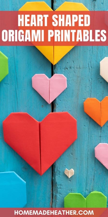 Heart Shaped Origami Printables