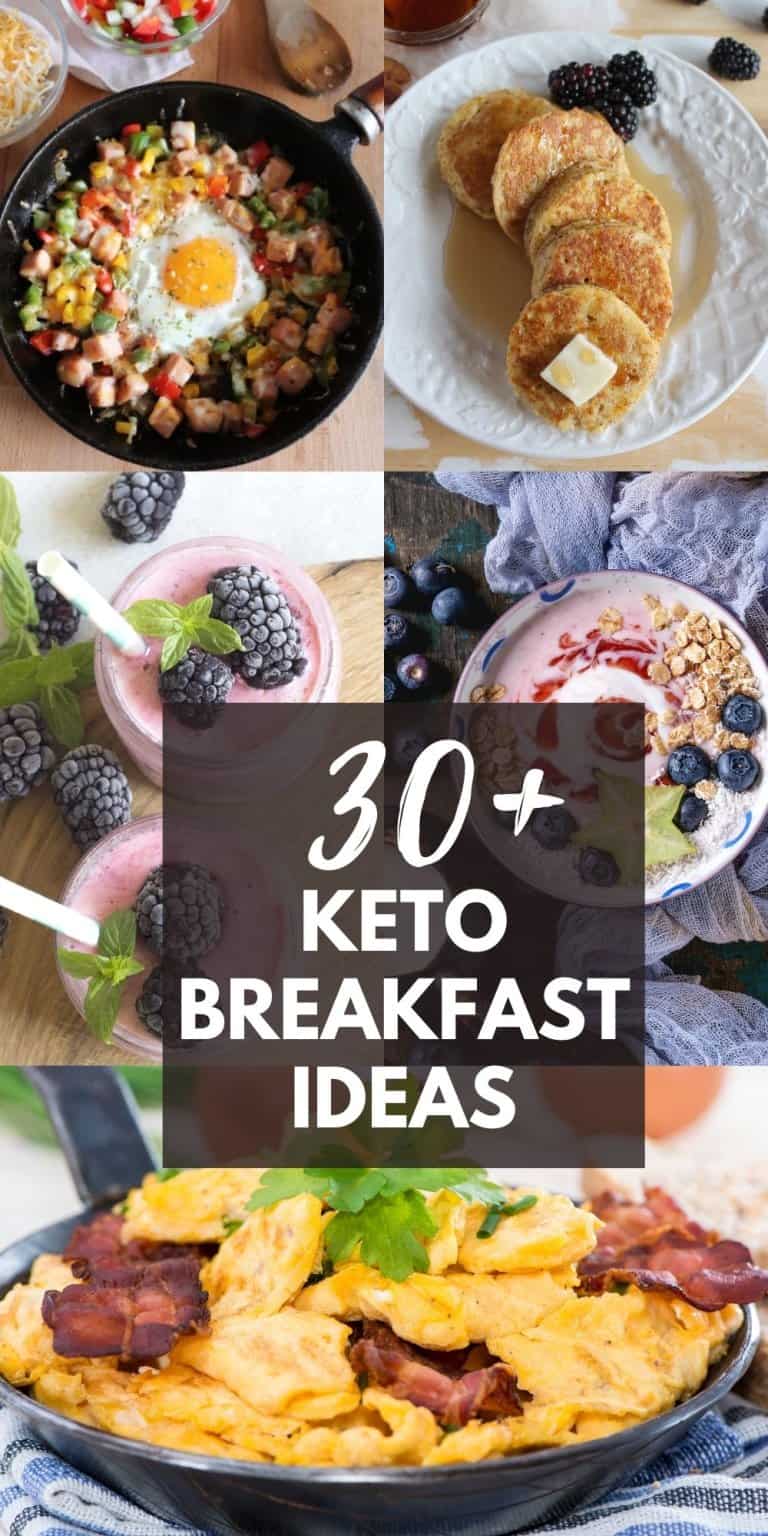 30+ Keto Breakfast Ideas With and Without Eggs