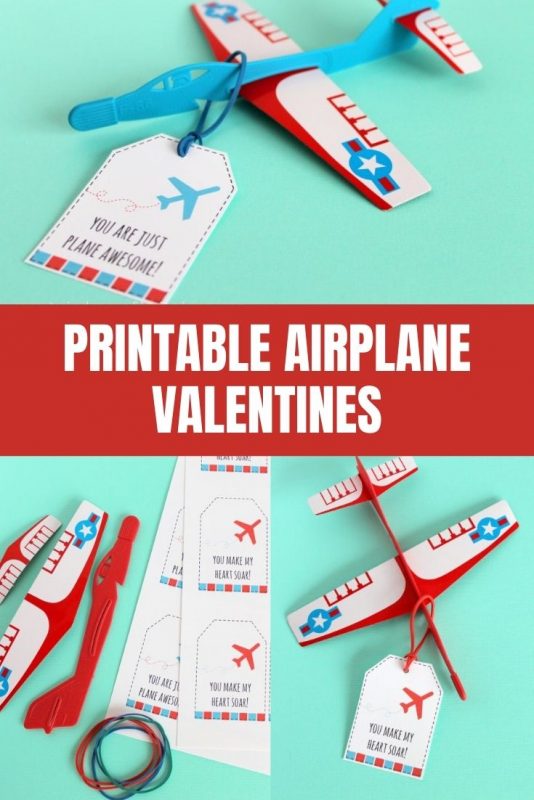 airplane valentine printable