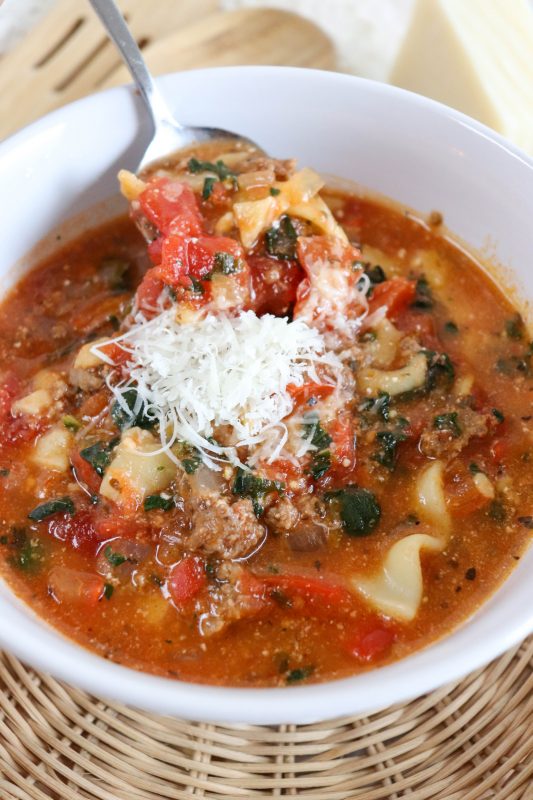 crockpot lasagna soup