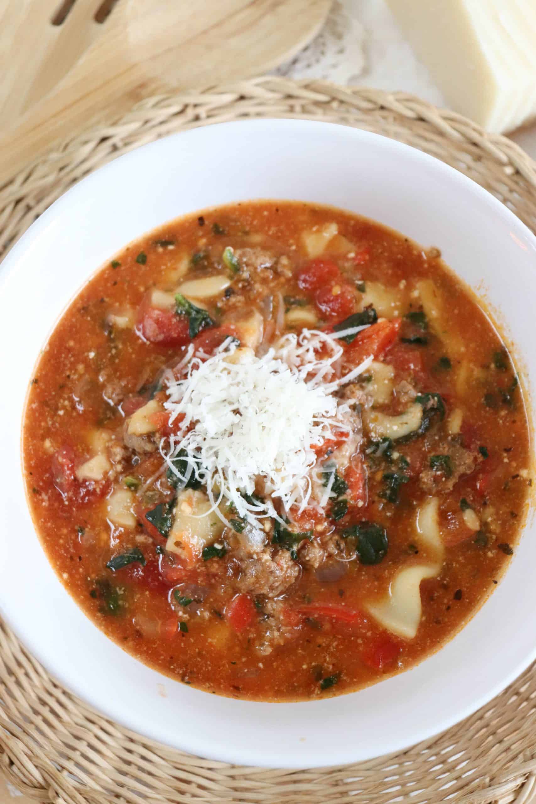 viral crockpot lasagna soup, viral crockpot lasagna soup y'all, this is a  winner, you have to try it., By Kristin's Friends
