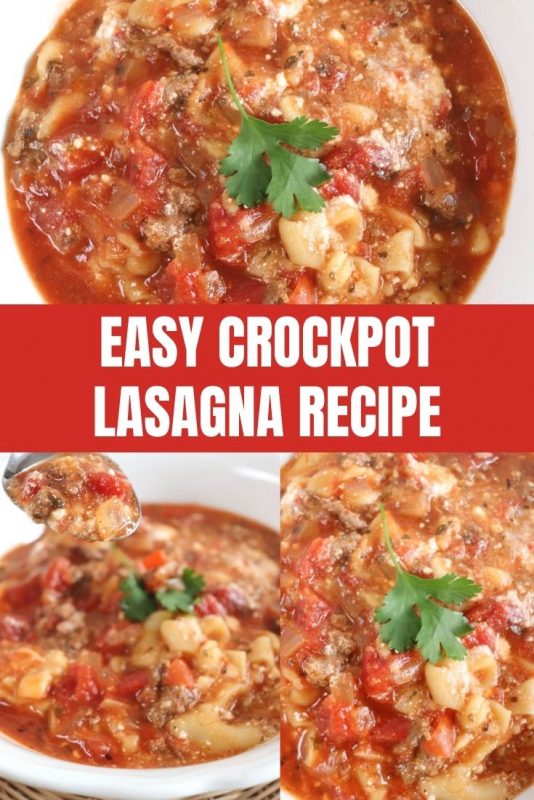 Easy Crockpot Lasagna Recipe