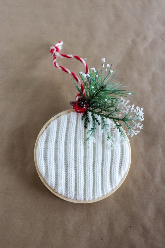 sweater ornament craft