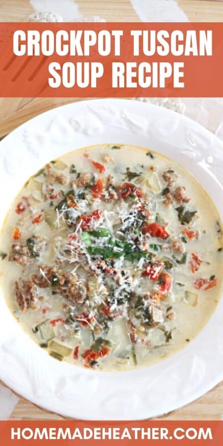Crockpot Tuscan Soup Recipe