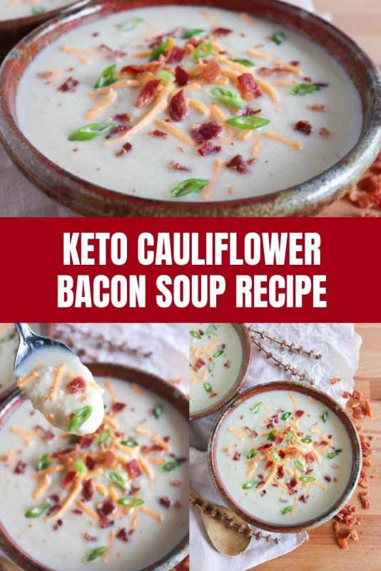 creamy cauliflower bacon soup recipe