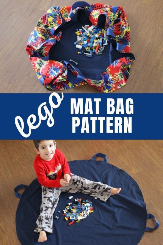free lego mat bag pattern
