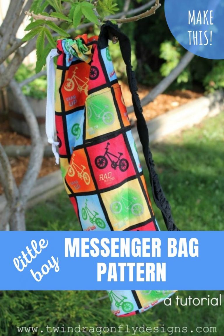 Free Messenger Bag Pattern & Tutorial