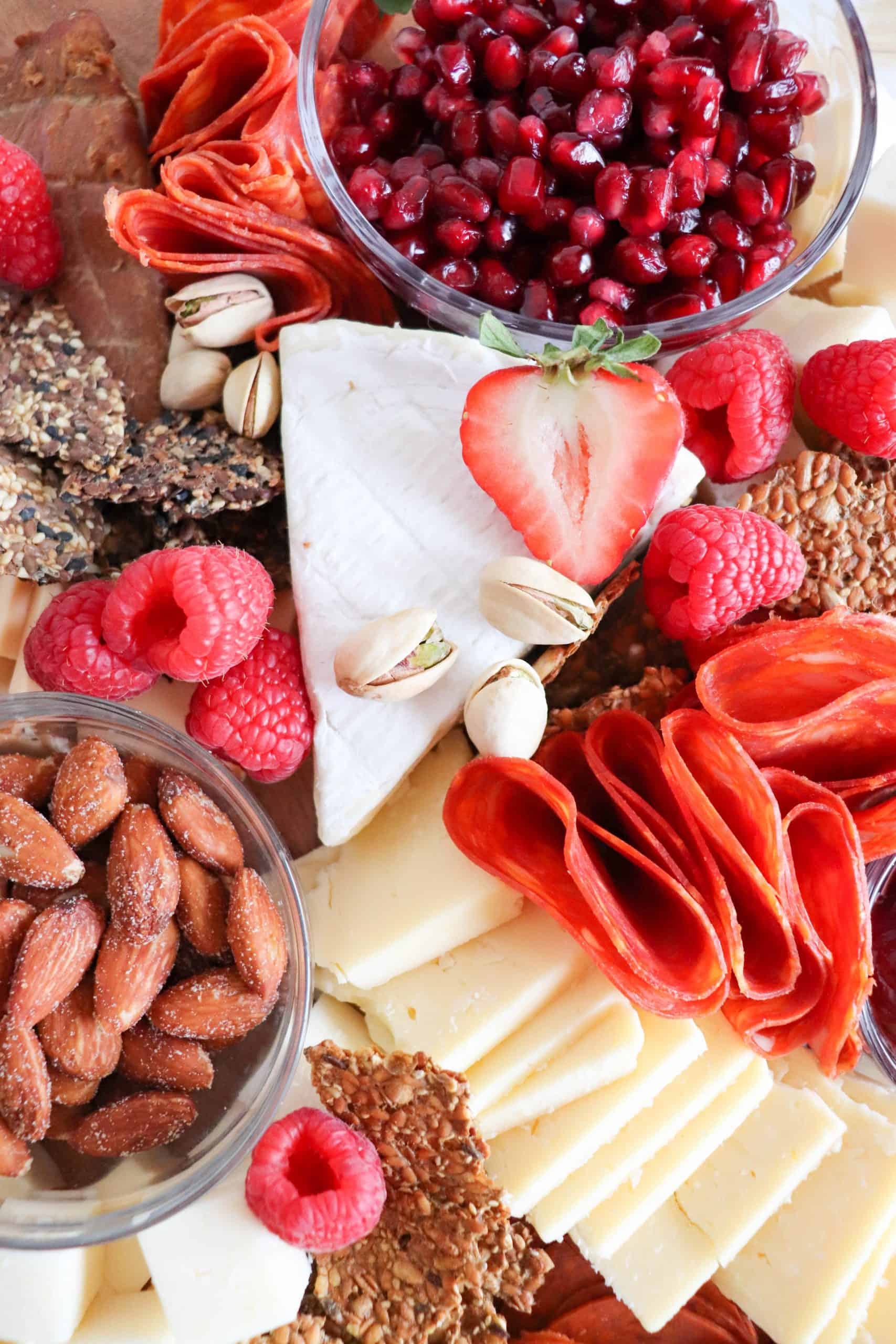keto valentine charcuterie board