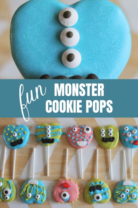 monster cookie pops