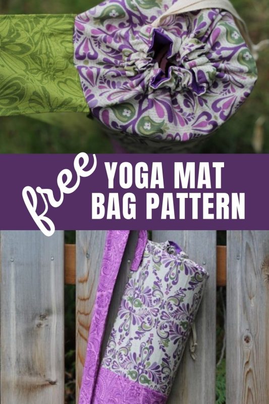 yoga mat bag tutorial