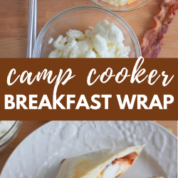 camp cooker breakfast wrap