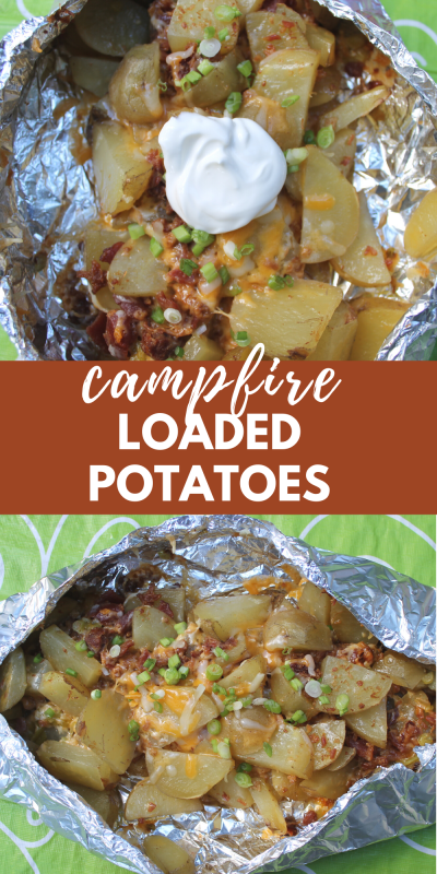 campfire loaded potatoes