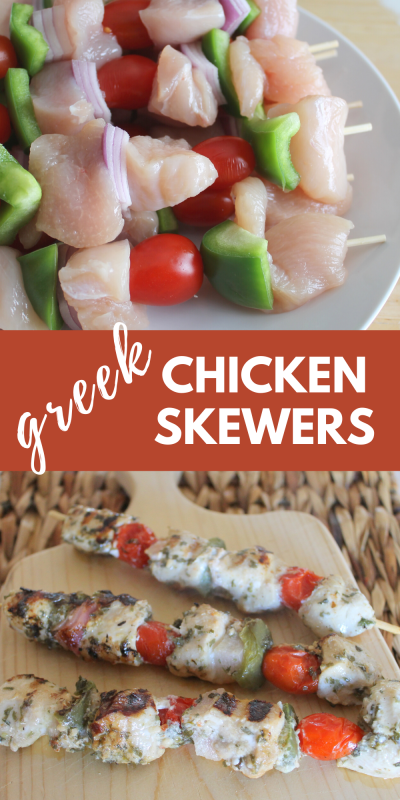 greek chicken skewers