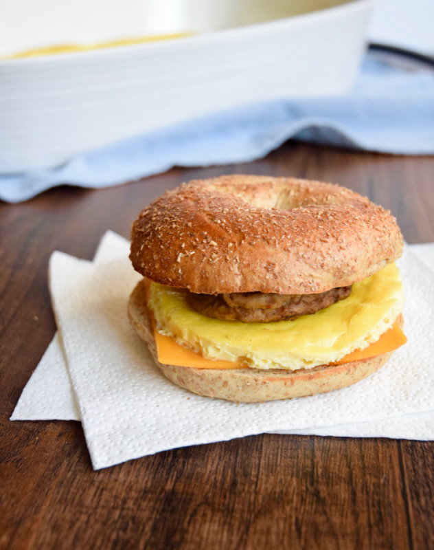 homemade breakfast sandwiches freezer