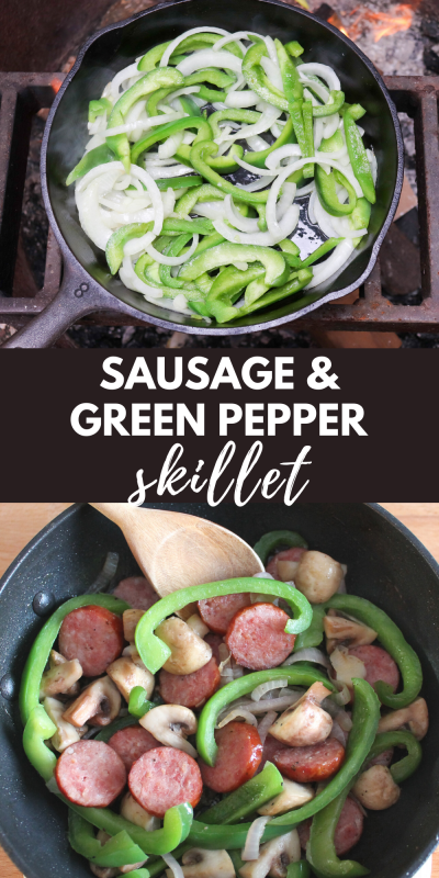 sausage green pepper skillet