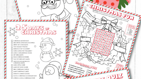 christmas activity printables