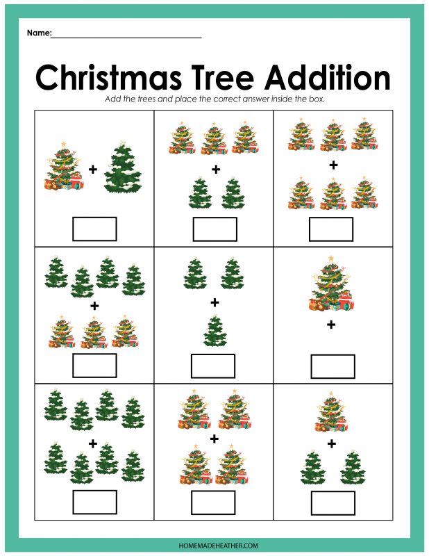 christmas tree christmas tree activity printable