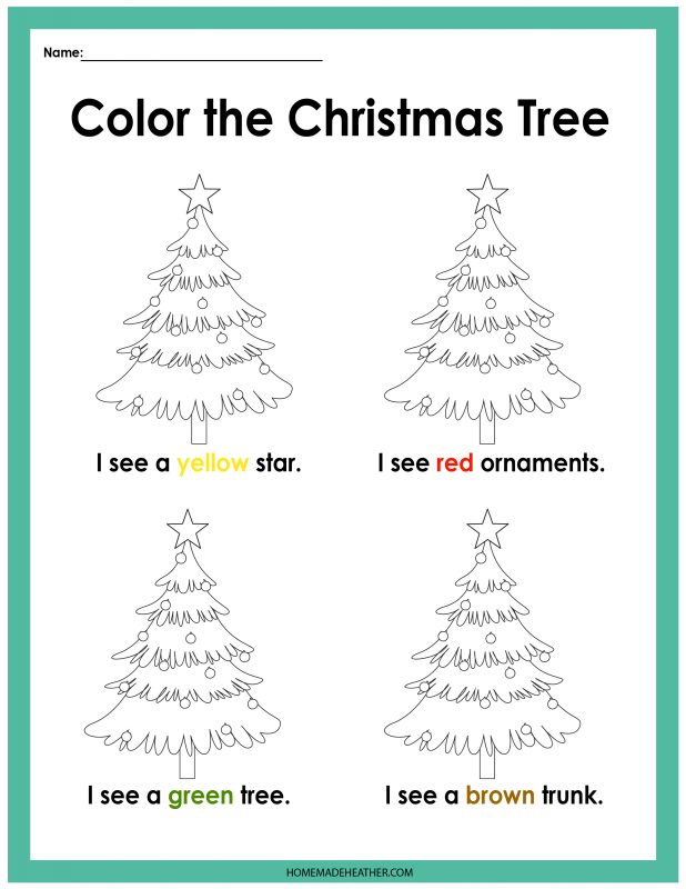 beach activity set christmas tree activity sheet