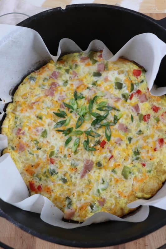 dutch oven breakfast bake