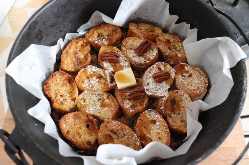 dutch oven french toast casserole