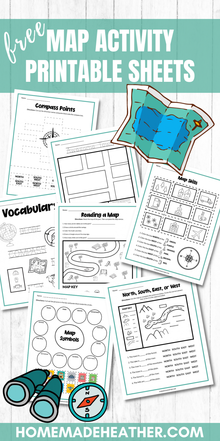 Free Map Activity Printables for Little Explorers