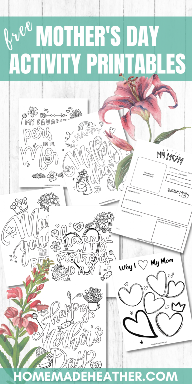 Free Mother’s Day Activity Printables