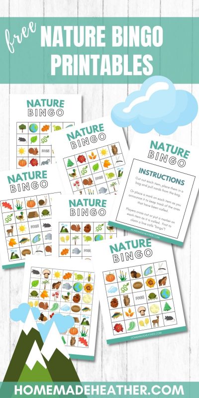 nature bingo printables