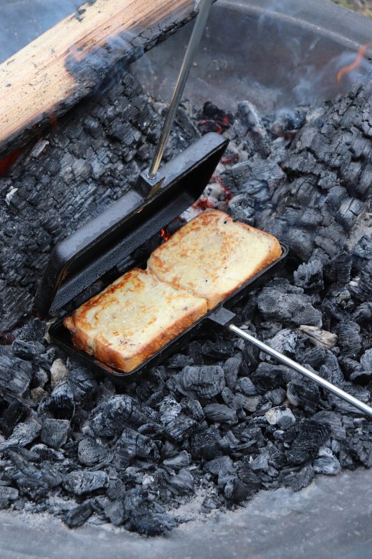 pie iron french toast
