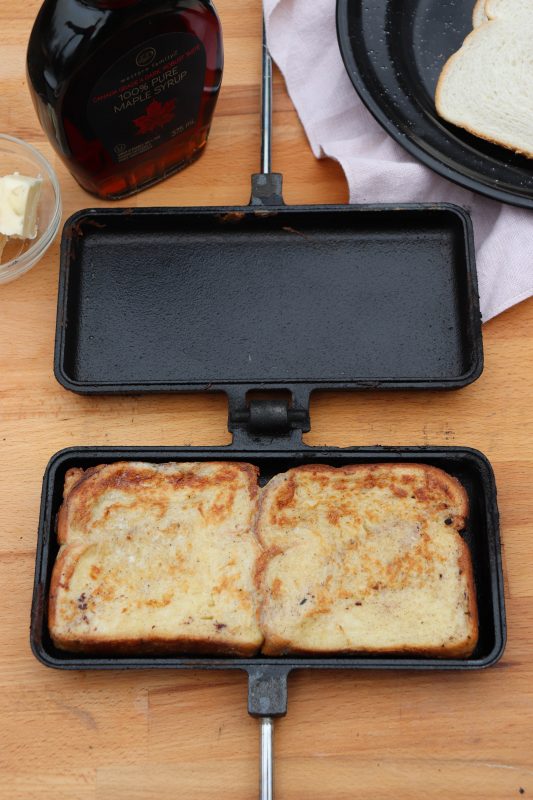 pie iron french toast