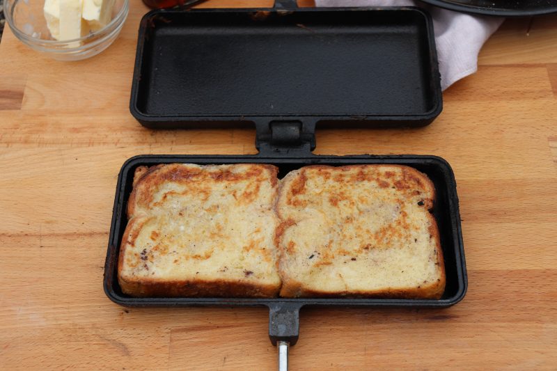 pie iron french toast