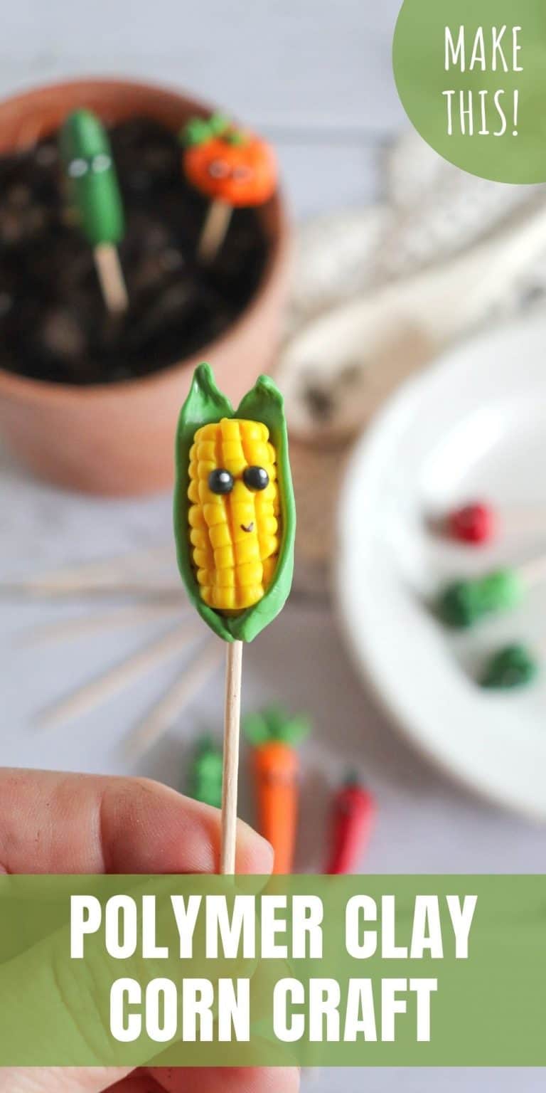 How to Make a Polymer Clay Corn Craft