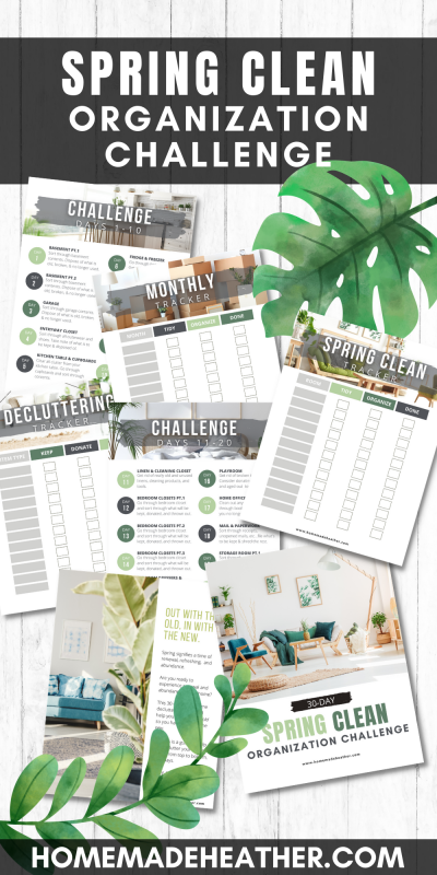 mothers day activity printables spring clean organization challenge
