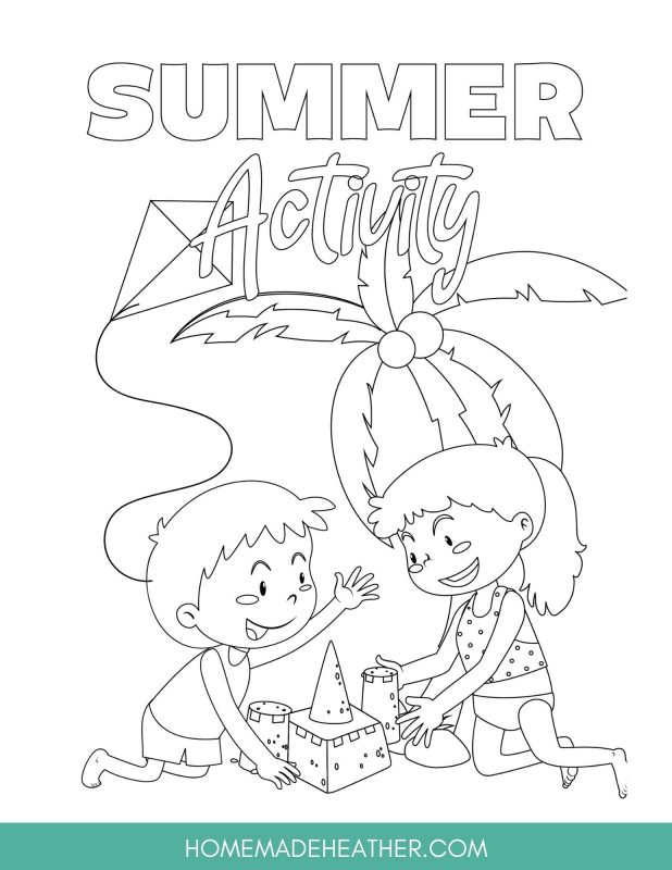 summer activity printables
