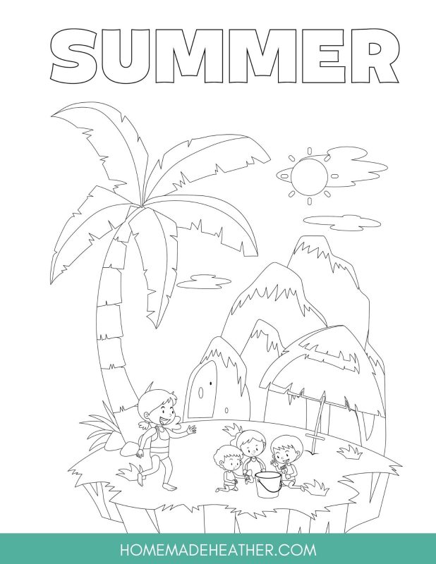 summer activity printables