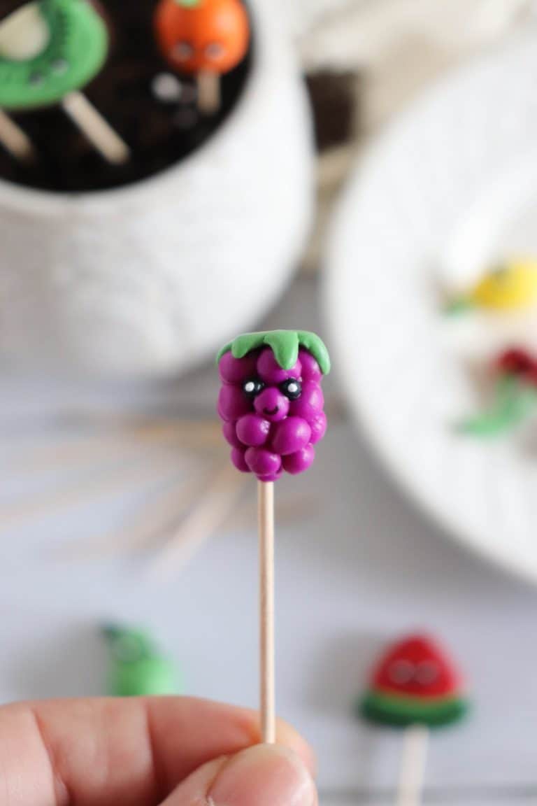 How To Make a Polymer Clay Blackberry Craft