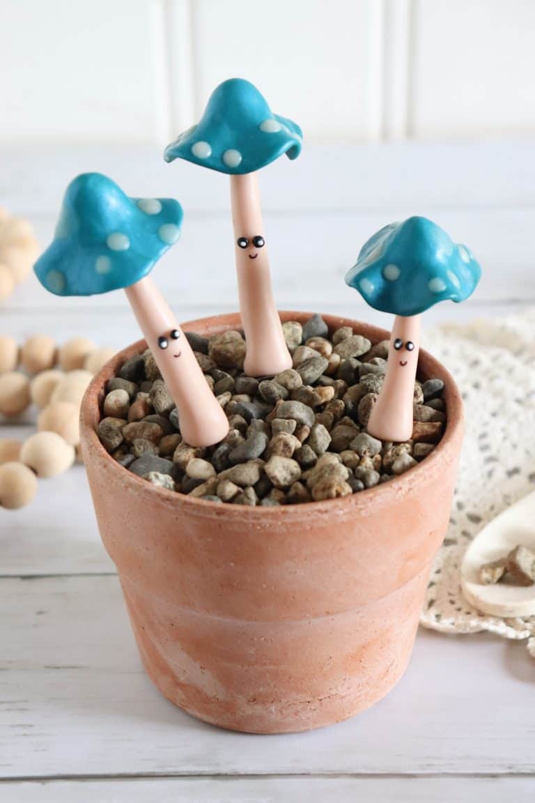 DIY Polymer Clay Mushrooms