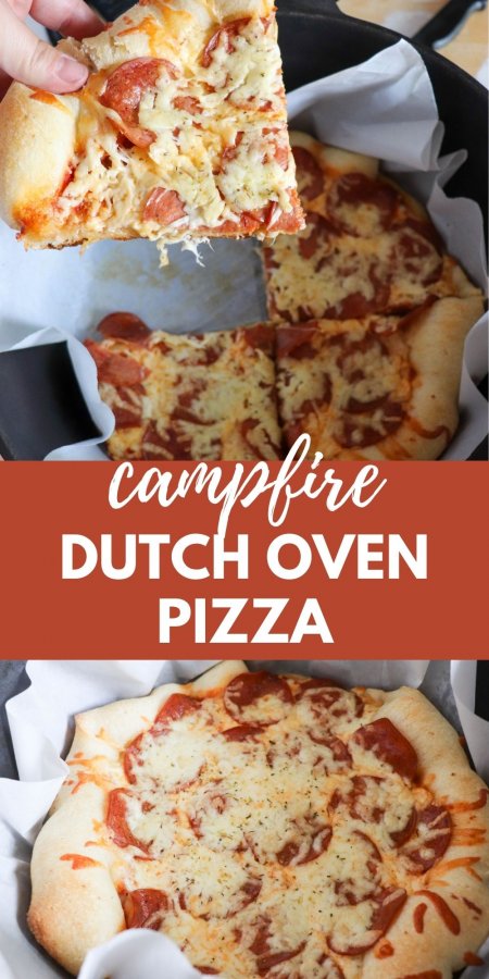 Campfire Dutch Oven Pizza