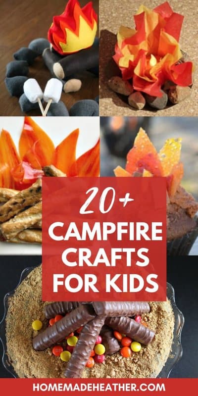20+ Campfire Crafts and Activities Campfire crafts for kids.