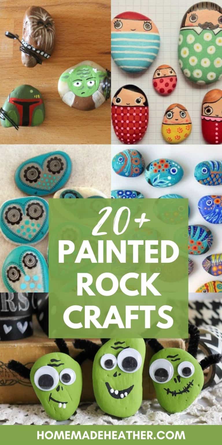 20+ Painted Rock Crafts