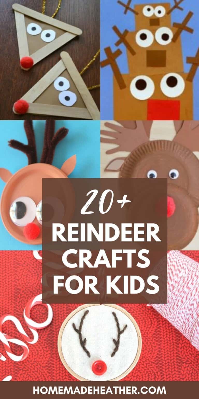 20+ Reindeer Crafts for Kids
