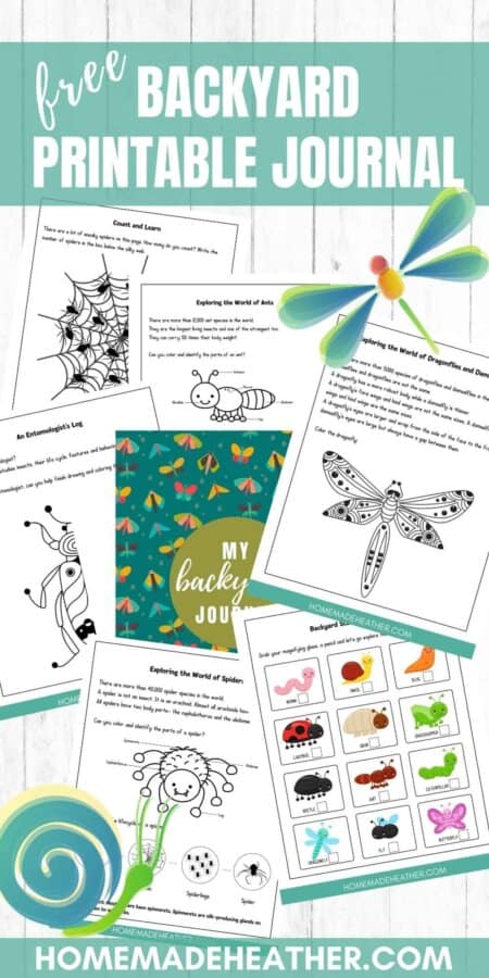 Free Backyard Printable Journal