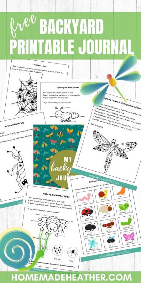 Free Backyard Printable Journal
