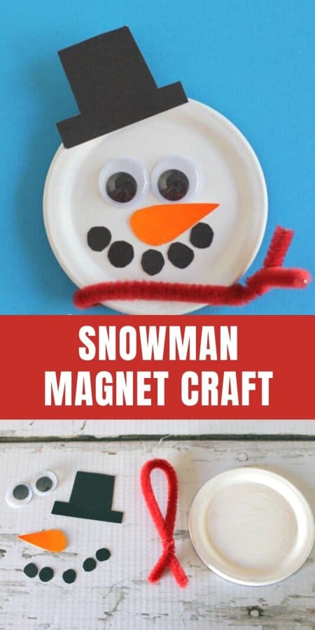 Snowman Magnet Craft